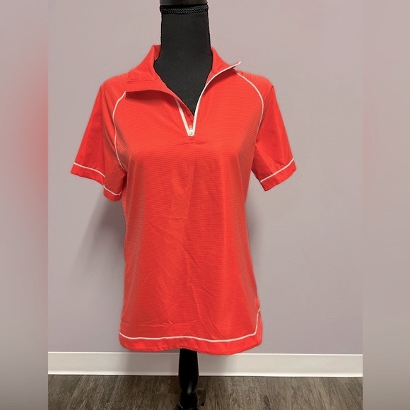 CUTTER & Buck WINDTec WINDBREAKER  Woman S ORANGE - Picture 1 of 9